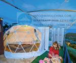 Eco Friendly PVC Coated Polyester Fabric Resort Dome Tent
