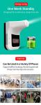 USB Charging Charging 1W 350g Wall Mounting Thermometer