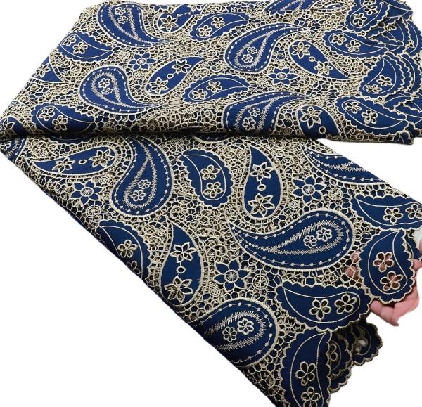Wholesale factory price African Lace womens clothing lace swiss voile for
