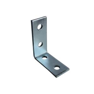 Quality Right Angle Threaded Rod Clip With 1/4in Hole Glass Railing Top Channel Fittings wholesale
