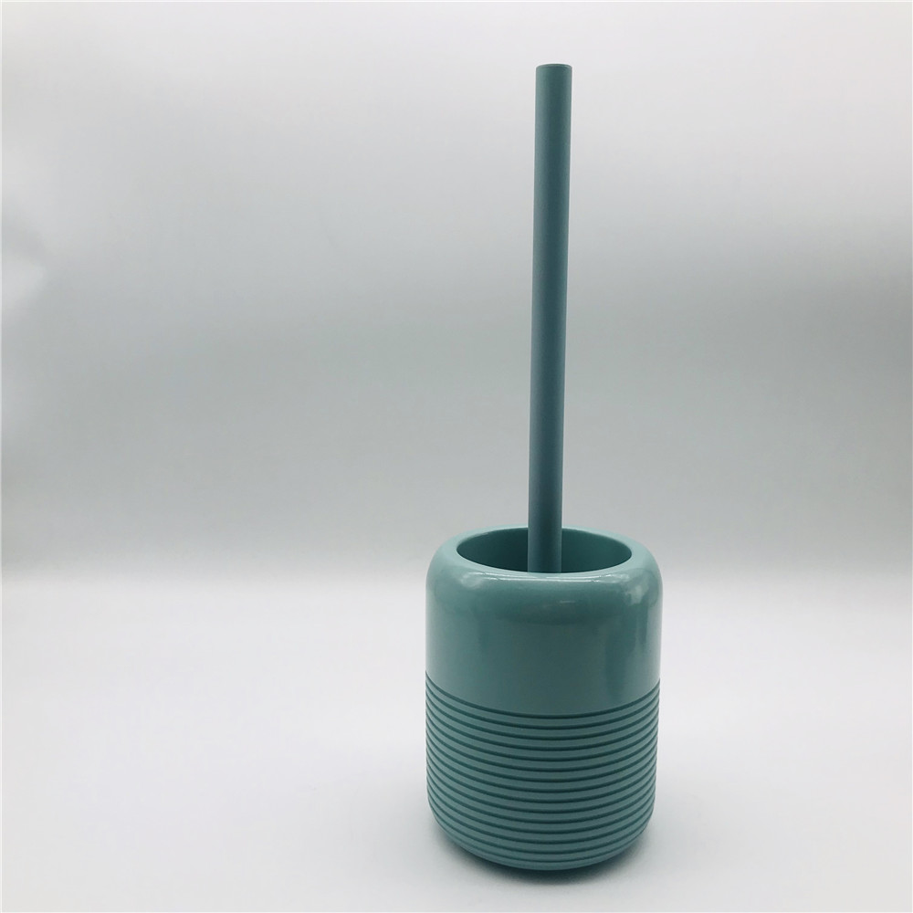 Aqua Plain Polyresin Bathroom Accessories Bathroom Countertop Accessories Set With Circle Line ODM
