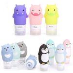ODM 50ml Matte Plastic Cosmetic Bottles Silk Screen Printing