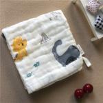 Newborn Muslin Face Washcloths All Natural Plain / Seersucker Hypoallegenic