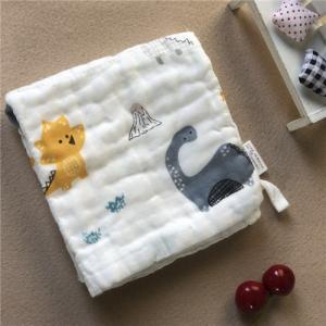 Quality Newborn Muslin Face Washcloths All Natural Plain / Seersucker Hypoallegenic wholesale
