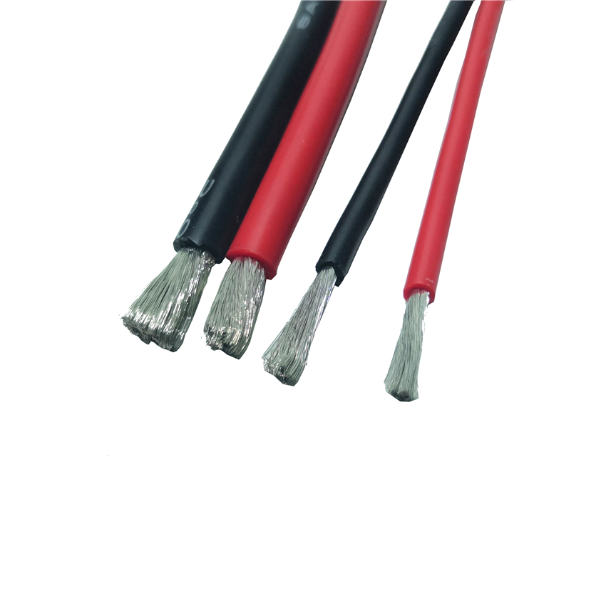 Rubber Insulated 8.5mm Silicone Heating Wire Tinned Copper 6 Awg Silicone Wire