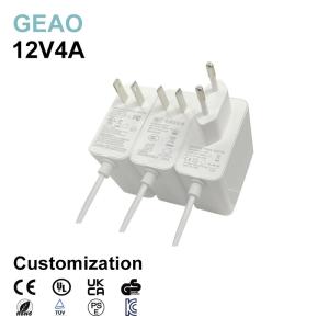 Quality 48W 4A 12V DC Wall Mount Power Adapters Terminal Block For Hair Trimmer wholesale