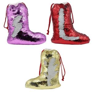 Quality OEM Sequin Sublimation Christmas Stocking Blanks Sublimation Christmas Decorations wholesale