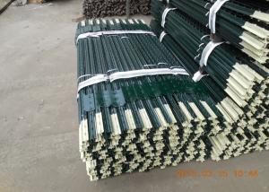Quality Heavy Duty Green Metal T Post / Farm Fence Posts Bituminous Painted Surface wholesale