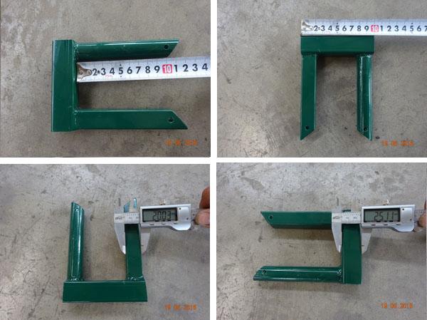 Canada Temporary Steel Fencing , Wire Fencing Panels 20*1.2mm Rail