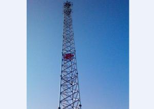 Quality Silver TV Radio Green Field Tower Arc Welding Anti Rust Long Life Span wholesale