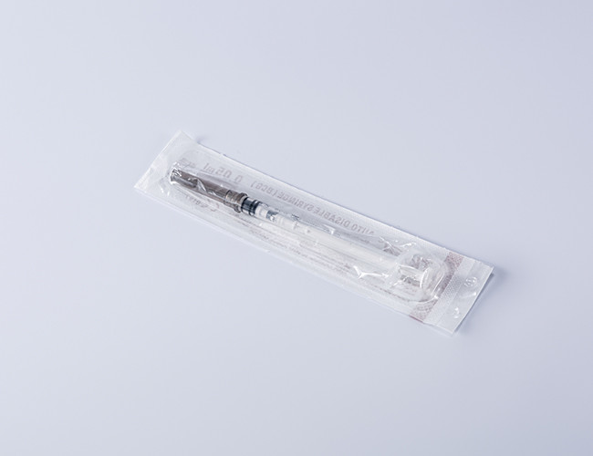 Auto Destruct Plastic Auto Disabled Safety Syringes Disposable For Medical