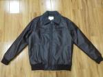 Men'S Cotton Padded Jacket Winter Faux Leather Pu Motorcycle