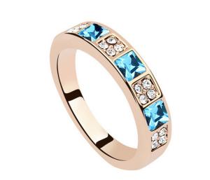 Quality Austrian Crystal Ring - the moon and stars wholesale