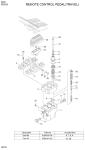 Excavator Spare Parts Travel Pedal 31MH-20030 For R16-9 R17Z-9A