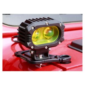 Quality Jeep Wrangler JL/JLU A-Pillar Windshield Hood Mount Bracket Off-Road Light Bar Mounts wholesale