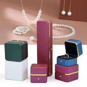 Quality Custom Logo Paper Jewelry Boxes Rigid Cardboard Luxury Jewelry Paper Gift Box wholesale