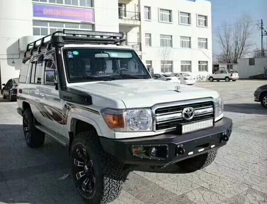 Add Style and Functionality to Your Toyota LC79 with Rear Bumper and Tire Carrier
