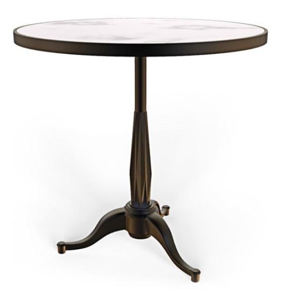 Black / Metal Dining Table legs Pedestal Base Outdoor / Indoor Designer Table