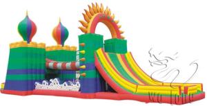 Quality titanic hot sale inflatable castle wholesale