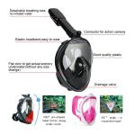 Adult Swimming Scuba Diving 180 Degree Snorkel Full Face Free Breathing