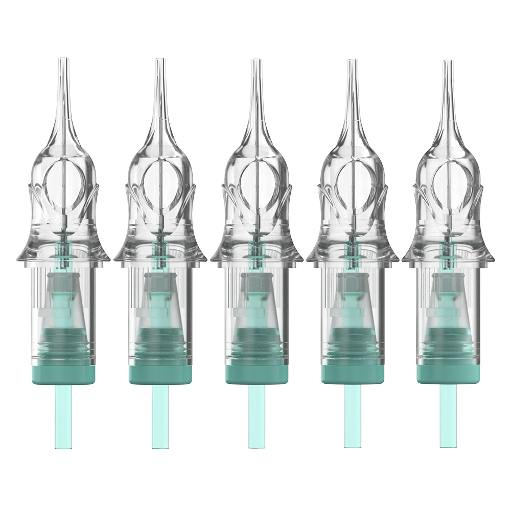 Medical Grade Stainless Steel RL/ RS /M1/ RM /F Tattoo Needle Cartridges CE Approved