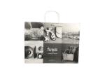 Medium Personalized Eco Paper Packaging / Handmade Paper Shopping Bags