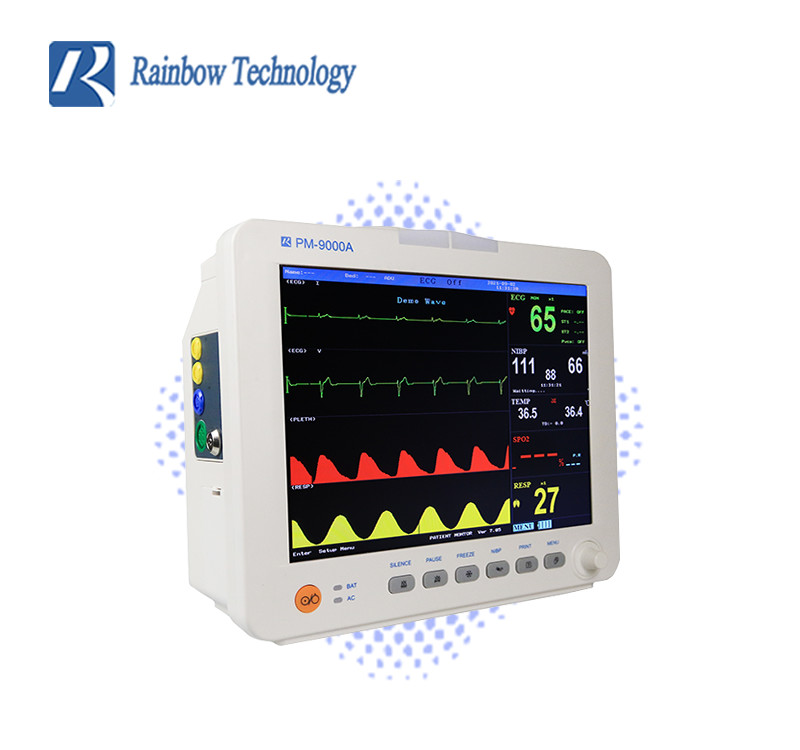 Pathological Analysis Multi Parameter Patient Monitor Optional Mobile Cart 12.1 Inch