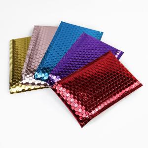 Quality Anti Theft Aluminum Plated Shiny Surface Bubble Film Waterproof Shockproof Hot Melt Adhesive Courier Bag wholesale