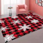 Cartoon Merry Christmas Patterns Living Room Floor Carpets