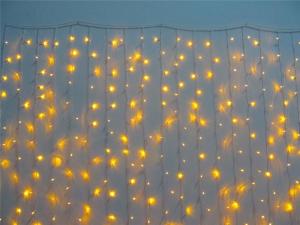 Quality whole sale new designed 12V Christmas curtain decorate light for outdoor wholesale