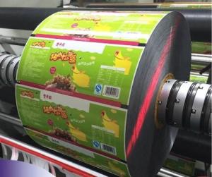 Quality Aluminum foil food packaging bag film/plastic printed laminated packing film roll wholesale