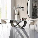 Luxury Italian Dining Room Furniture Rectangular Counter Height Dining Table