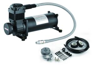 Quality Black Single Powerful 200 PSI Air Suspension Compressor Heavy Duty IP67 wholesale