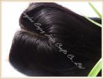 Silk top closure 4''x4'' peruvian virgin hair natural color,straight 10''-24'