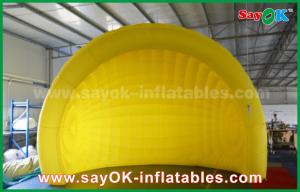 Quality Family Air Tent Yellow Helmet Inflatable Air Tent Inflatable Igloo Tent Dome For Event / Party wholesale