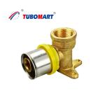Brass Press to Connect Pex Fittings Corrosion Resistant Easy Connection ISO