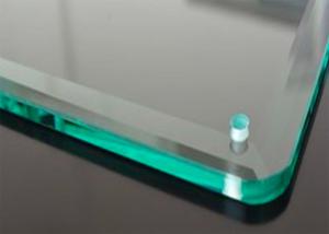 Quality Size Customized Decorative Tempered Glass / Punched Tempered Glass With Holes wholesale