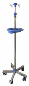 Quality High Quality Hospital Medical Infusion Stand Stainless Steel Collapsible Save Space IV Pole Drip wholesale