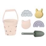 Hot Selling Sand Molds Set Kids Toys Silicone Beach Bucket Set Toy Making