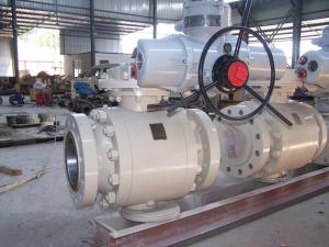 Quality 600LB NPS 2 Trunnion Ball Valve for Temperature Applications wholesale