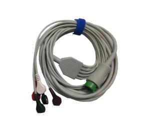 Quality 12 PIN ECG Lead Cable 5 Lead Mindray Ecg Cable ECG Cable Snap End 040-000953-00 wholesale