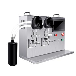 China PLC Mascara Filling Machine Nail Polish Filling Machine Double Head on sale
