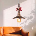 Loft Steampunk Pendant Lights Metal Water Pipe Lamp for Cafe Bar vintage pendant