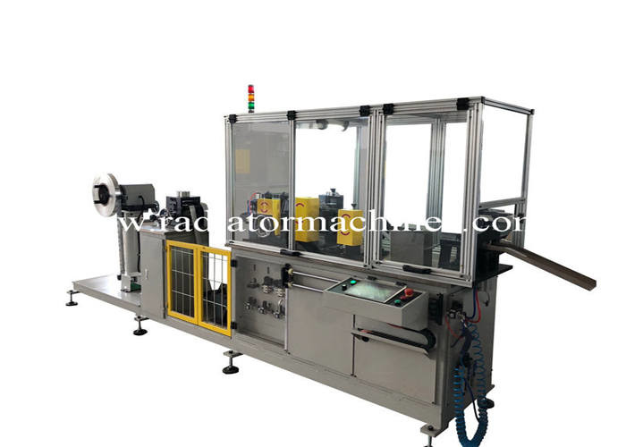 Fully Automatic Radiator Production Line , Aluminium Radiator Core Builder Line