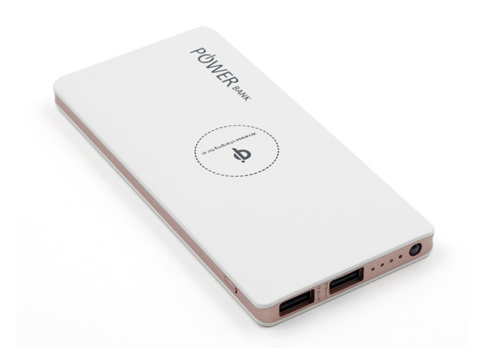 Plastic Portable Battery With Wireless Charging DC 5V/2A Input CE Certification