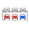 Buy cheap Double Wide Automative Lift for 6 Cars/ 2 Levels Parking Lifts for 6 Cars/ from wholesalers