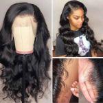 250g Body Wave Glueless Full Lace Human Hair Wigs