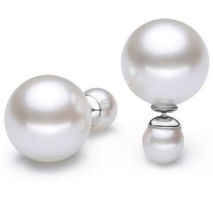 Quality Double-faced Pearl Double Pearl Beads Stud Earring (EEPEARL02) wholesale