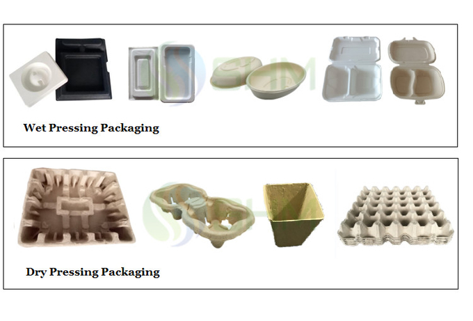 Paper Trays Molded Pulp Machine Packaging Small Recyclable Use