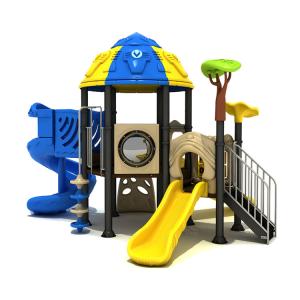 Quality Outdoor Custom Playground Plastic Slide Anti UV Garden Powder Coated For Kids wholesale